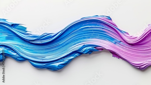 Vibrant abstract art  exploring generative ai through colorful brush strokes and patterns