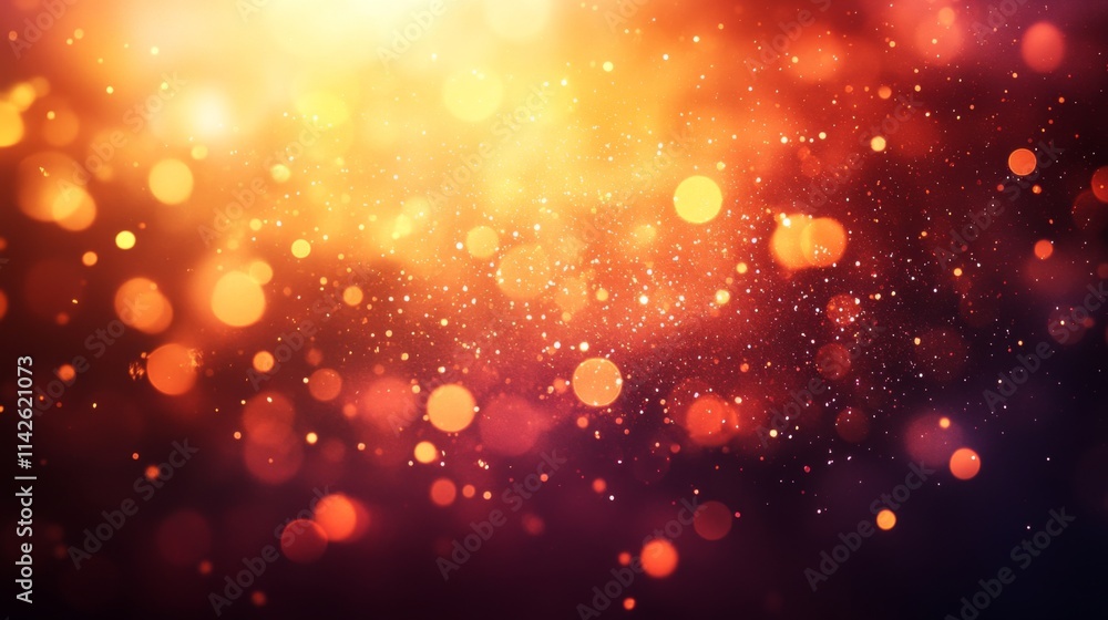 Abstract Orange and Red Bokeh Lights Background Abstract Orange and Red Bokeh Lights Background