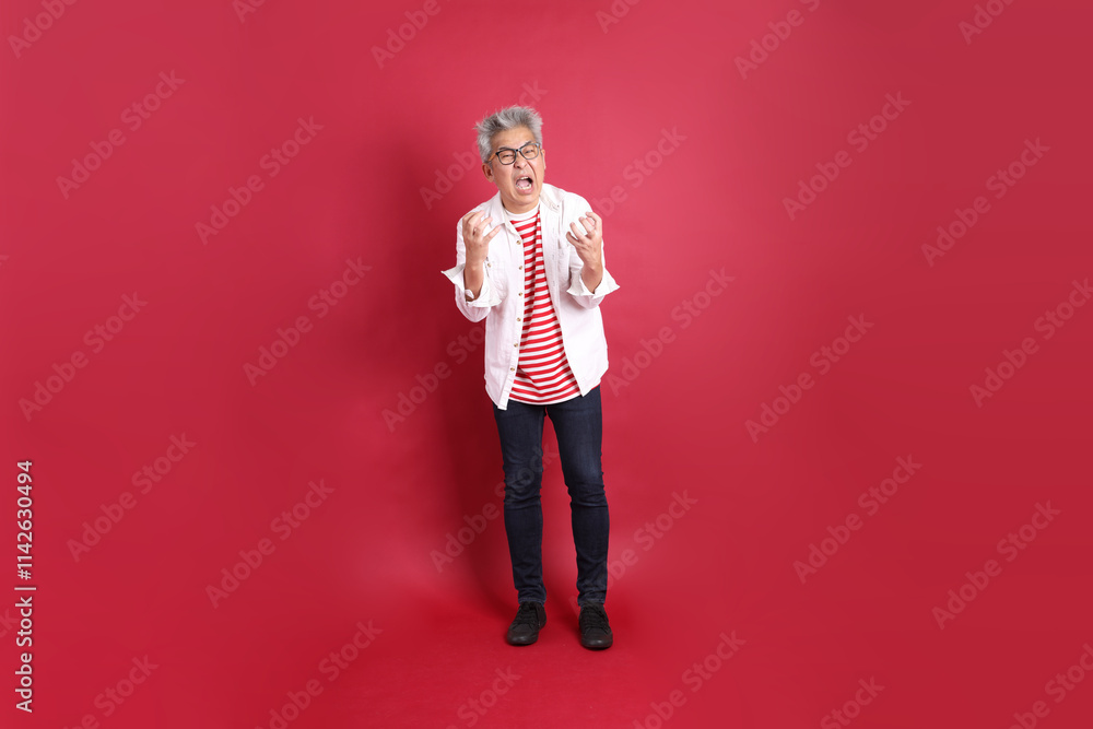 Active East Asian Man