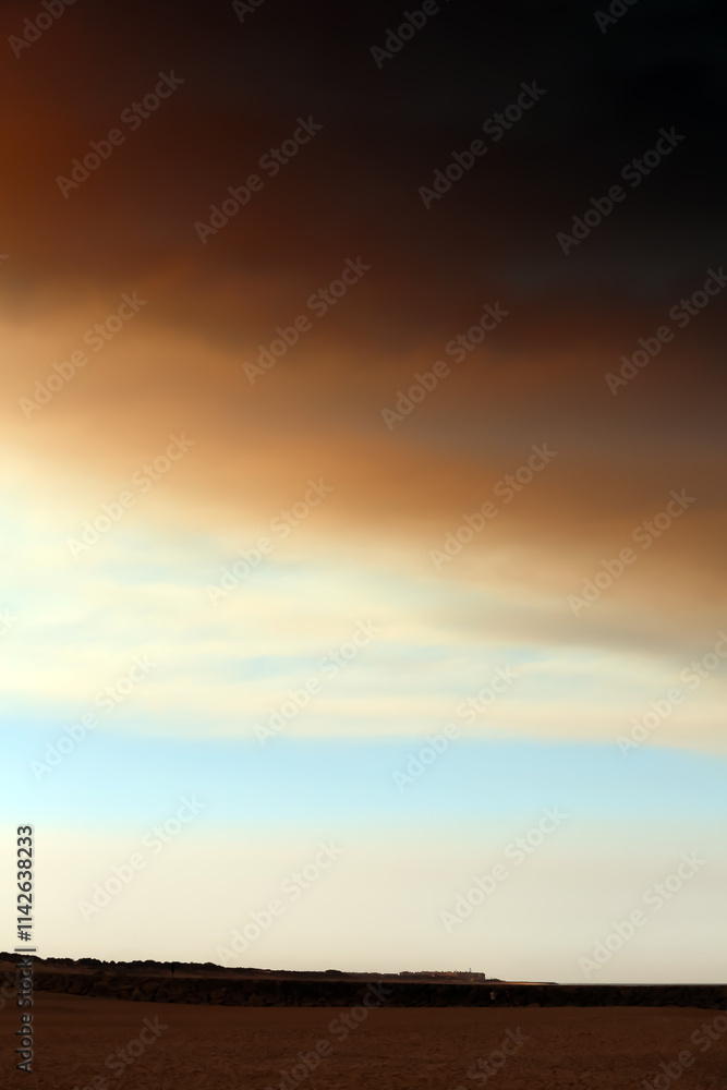 RED SUNLIGHT - COVERED BY FIRE SMOKE AROUND THE PORTUGAL RED SUNLIGHT - COVERED BY FIRE SMOKE AROUND THE PORTUGAL