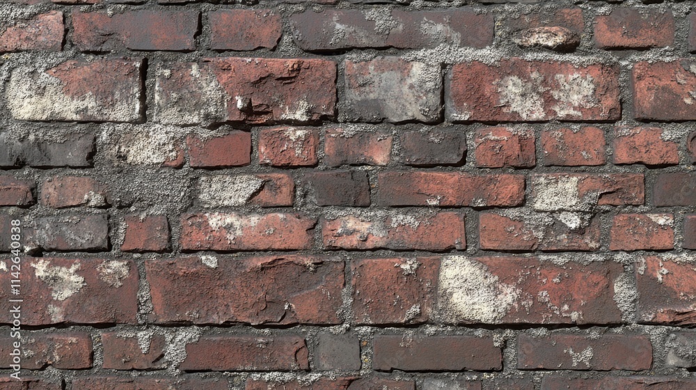 Weathered Red Brick Wall Texture Image Weathered Red Brick Wall Texture Image