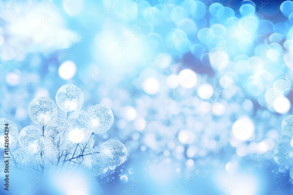 A serene bokeh background featuring frosty white and blue lights that resemble snowflakes gently falling. The delicate glow and sparkling effect add a touch of winter magic. A serene bokeh background featuring frosty white and blue lights that resemble snowflakes gently falling. The delicate glow and sparkling effect add a touch of winter magic.