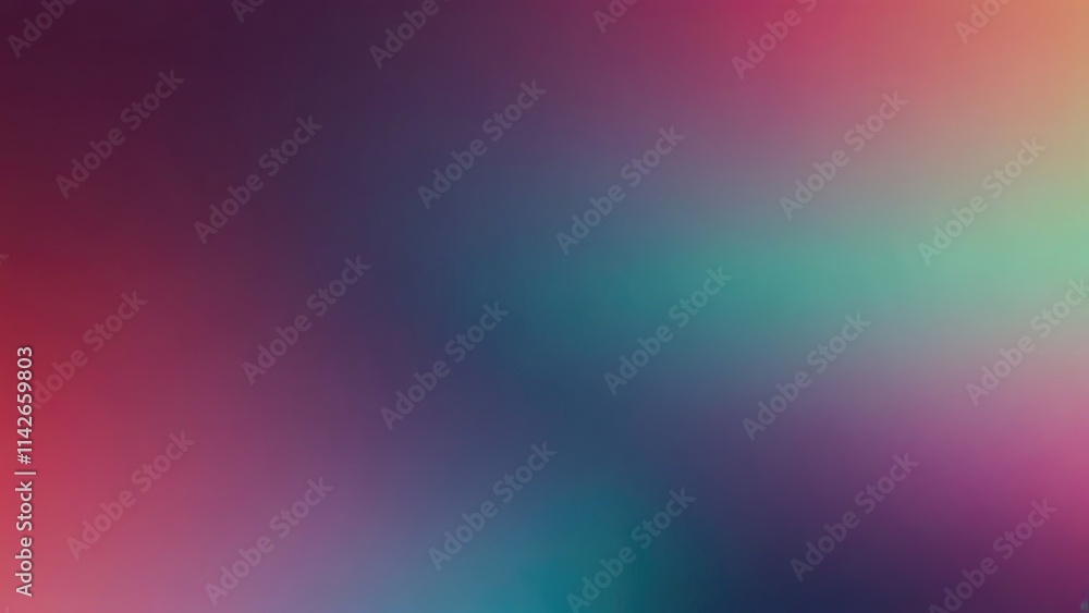 Obraz premium Vibrant multicolor gradient with soft glowing particles and abstract bokeh.