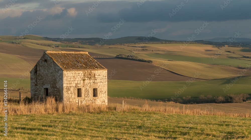 Scenic Ruins Basking in the Golden Hour Light Scenic Ruins Basking in the Golden Hour Light