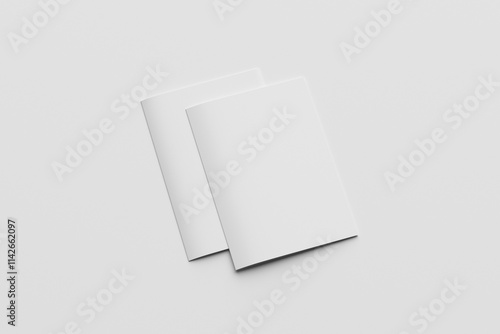 A4 Bifold Brochure Mockup
