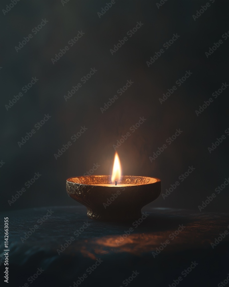 Single Candle Burning in a Dark and Infinite Void
Single Candle Burning in a Dark and Infinite Void