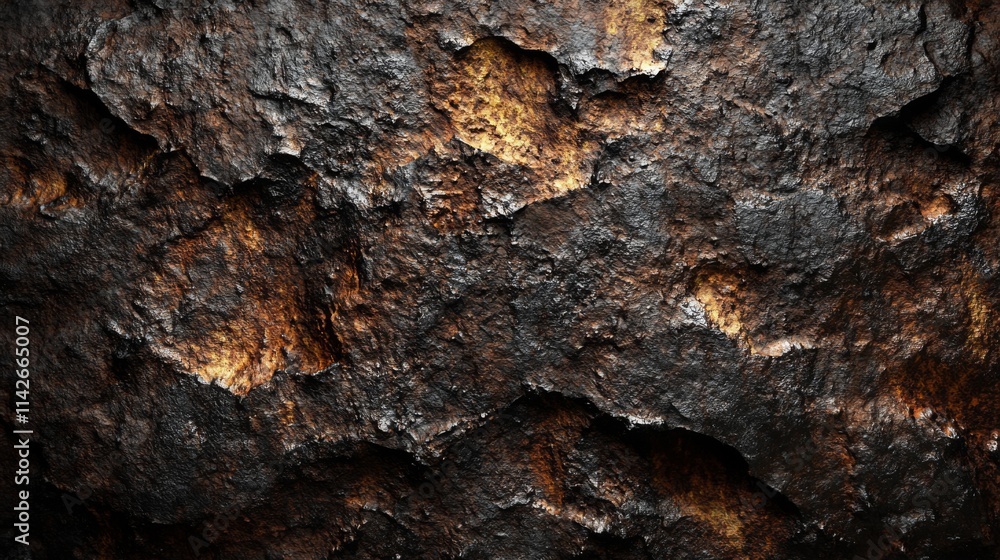 Dark Brown Rock Surface Texture Image Dark Brown Rock Surface Texture Image