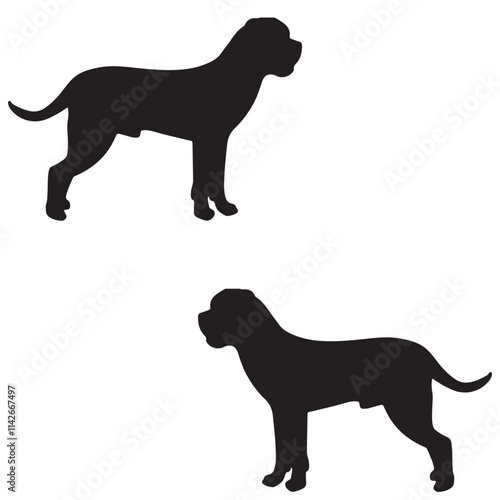 Cane Corso Silhouette, Cane Corso Vector Silhouette, Cane Corso cartoon Silhouette, Cane Corso illustration, Cane Corso icon Silhouette, Cane Corso Silhouette illustration