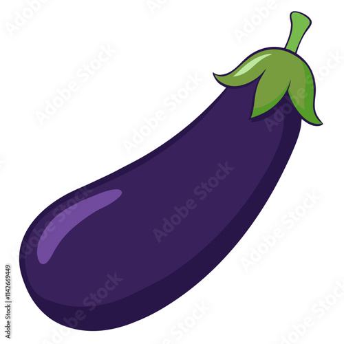 illustration of a eggplant vector