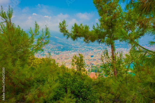 Fototapeta Naklejka Na Ścianę i Meble -  beautiful views of alanya Türkiye for background