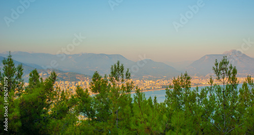 Fototapeta Naklejka Na Ścianę i Meble -  beautiful views of alanya Türkiye for background