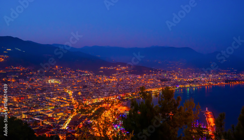 Fototapeta Naklejka Na Ścianę i Meble -  beautiful views of alanya Türkiye for background