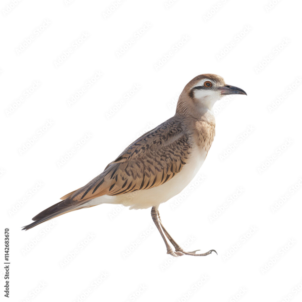 Obraz premium Cream-colored Courser Bird Profile 