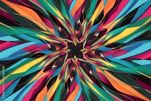 Abstract colorful pattern design and background use for modern design cover poster template brochure decorated flyer banner