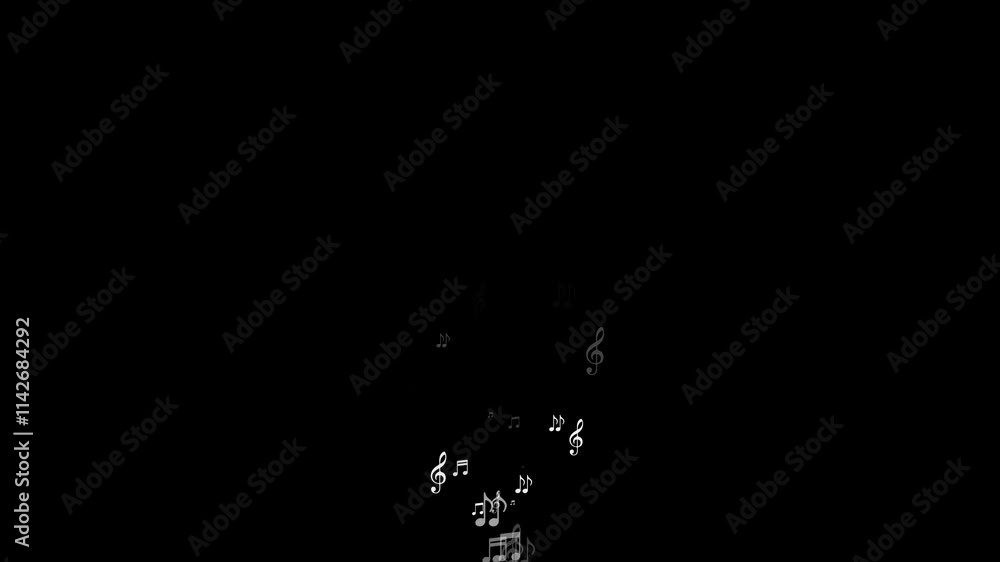 Musical notes against a stark black background. rhythm harmony. inspiration, music wave, sound, and artistic expression. Curve musical signs, sound composition, Musical note, sound, musical Musical notes against a stark black background. rhythm harmony. inspiration, music wave, sound, and artistic expression. Curve musical signs, sound composition, Musical note, sound, musical