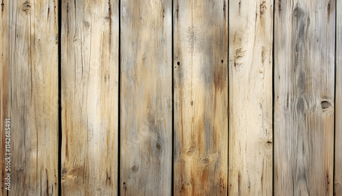 Weathered Vertical Wooden Planks Rustic Texture