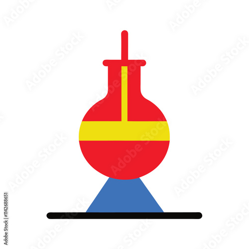 Lab Burette vector design art .eps