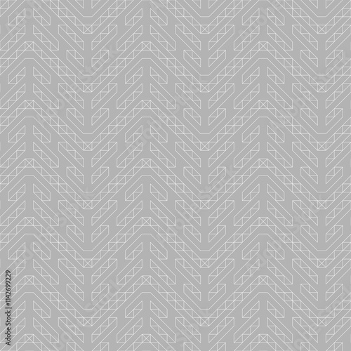 Geometric pattern with geometric shapes on a gray background
