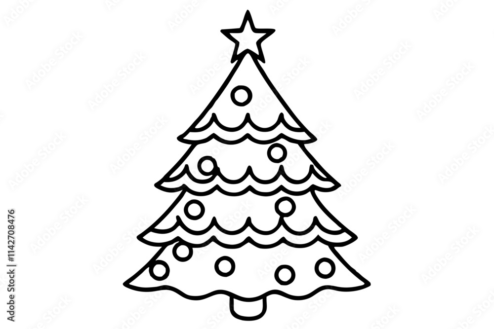 Christmas Tree with Ornaments Icon - Vector Graphic Design (SVG) Christmas Tree with Ornaments Icon - Vector Graphic Design (SVG)