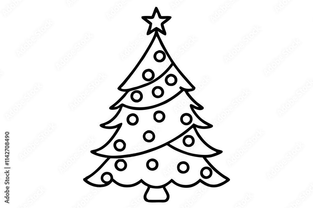 Christmas Tree with Ornaments Icon - Vector Graphic Design (SVG) Christmas Tree with Ornaments Icon - Vector Graphic Design (SVG)