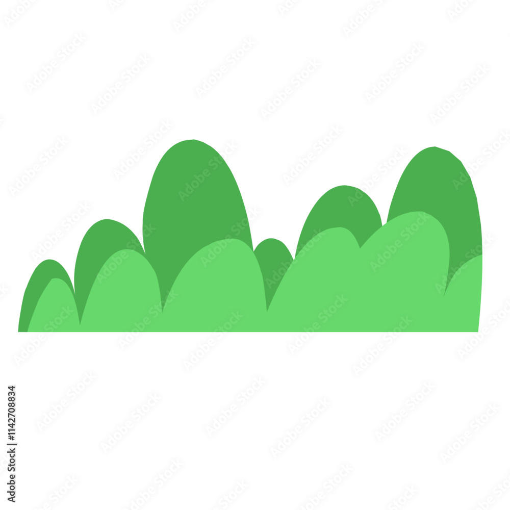 Hand Drawn Bush Vector Hand Drawn Bush Vector