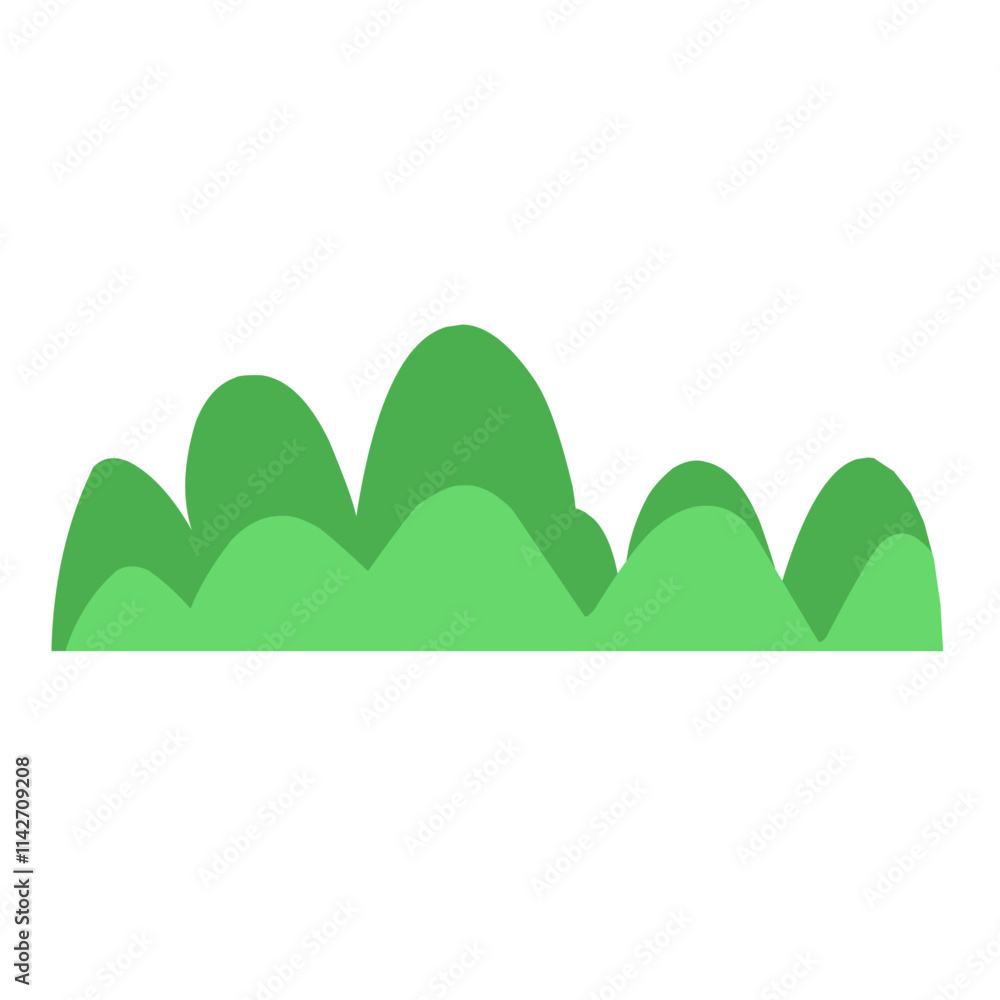 Hand Drawn Bush Vector Hand Drawn Bush Vector