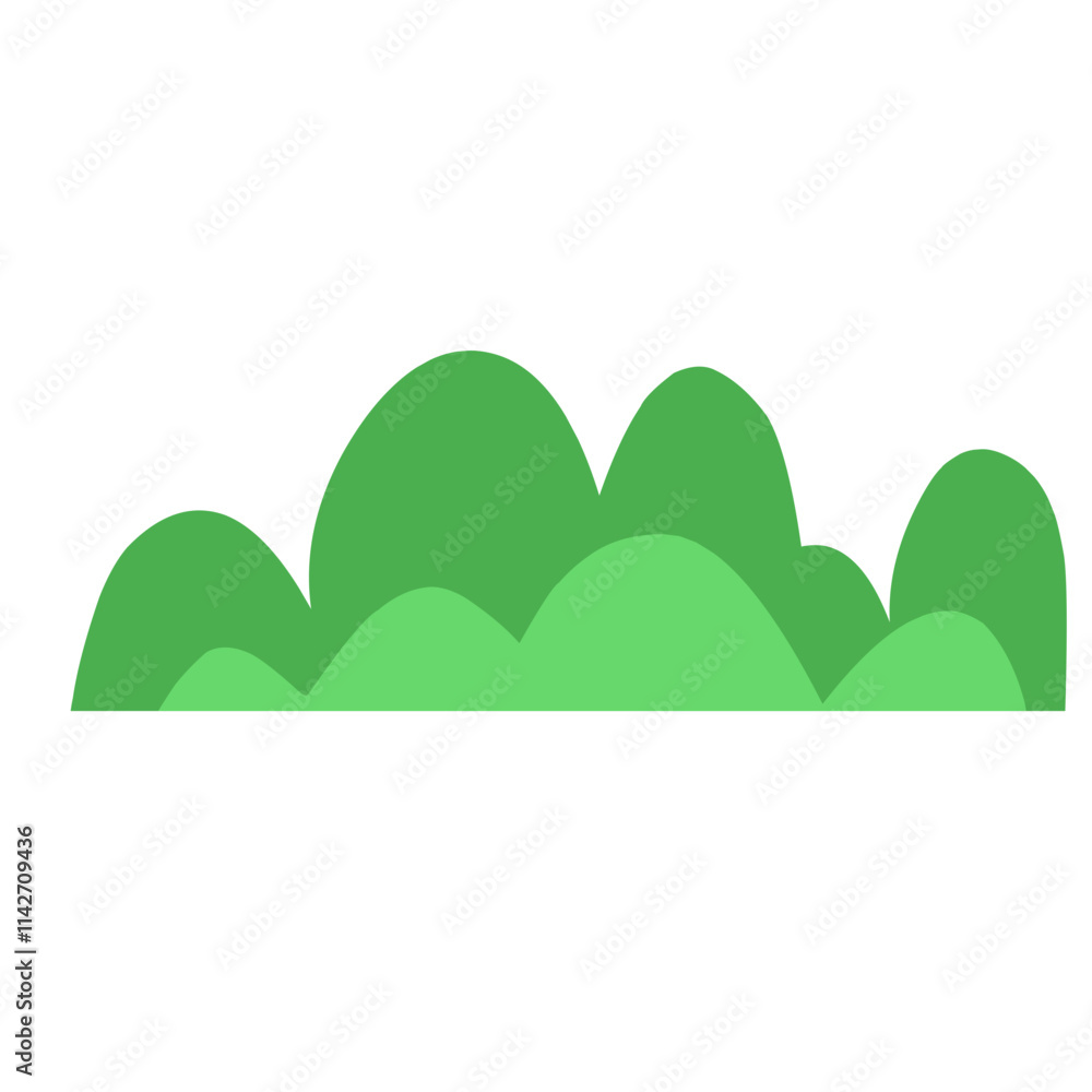 Hand Drawn Bush Vector Hand Drawn Bush Vector