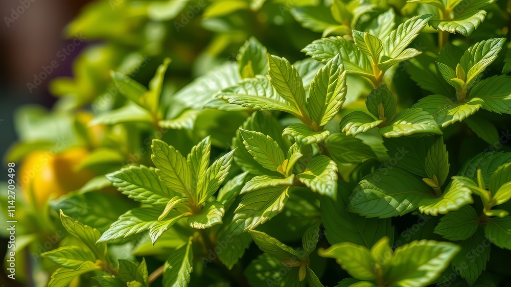 Lemon Verbena Leaves & Tea - Bright, Fresh, Photorealistic Lemon Verbena Leaves & Tea - Bright, Fresh, Photorealistic