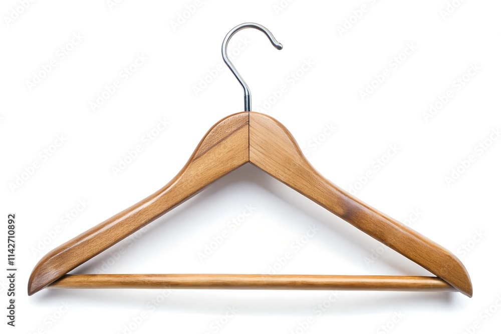 wooden hanger isolated on white wooden hanger isolated on white