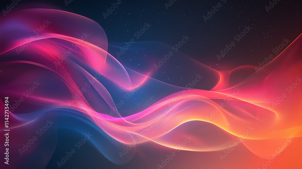 Vibrant abstract waves in pink and blue blend for dynamic visuals. Vibrant abstract waves in pink and blue blend for dynamic visuals.