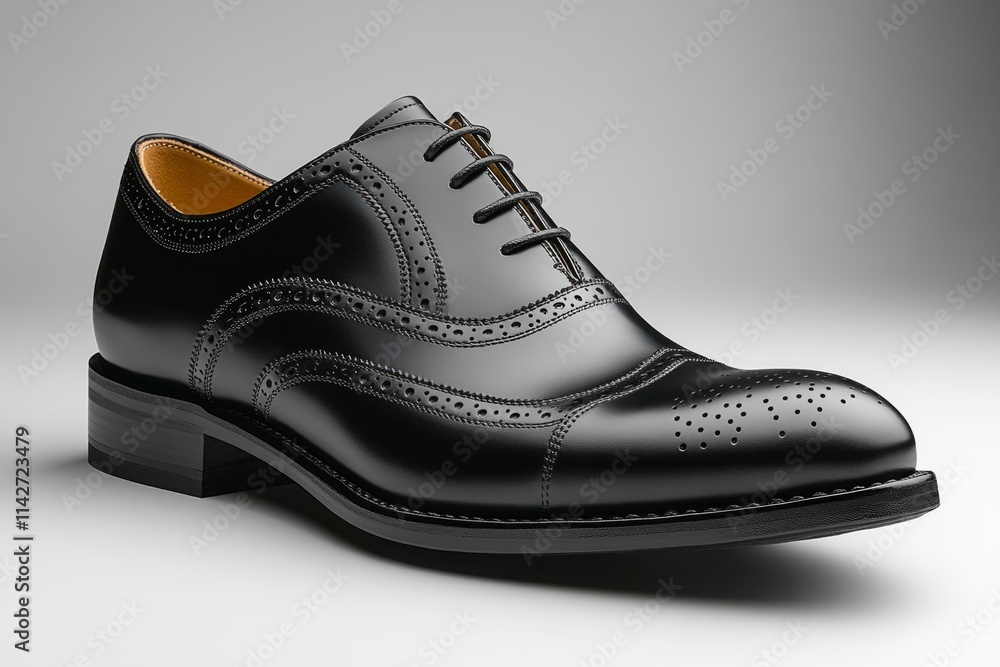 Classic men's formal black oxfords designed for elegance Classic men's formal black oxfords designed for elegance