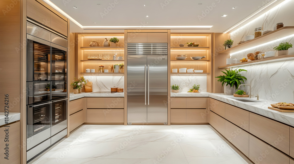 Modern Kitchen Interior Design Illustration Modern Kitchen Interior Design Illustration