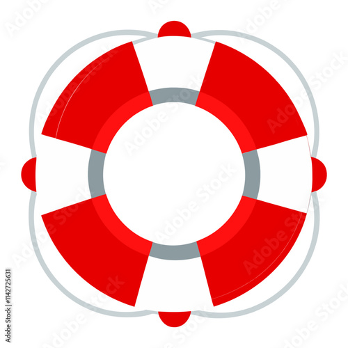life buoy isolated on white