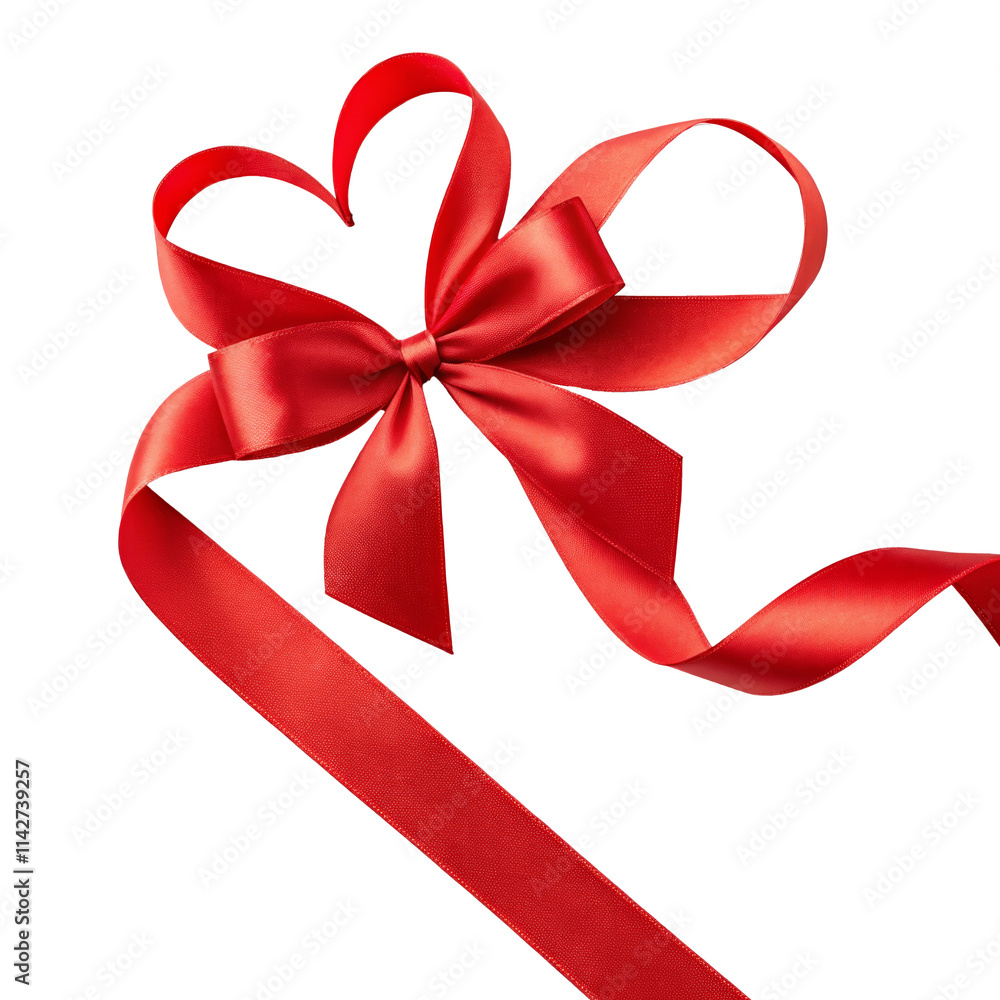 gift bow with hearts, png, transparent background gift bow with hearts, png, transparent background