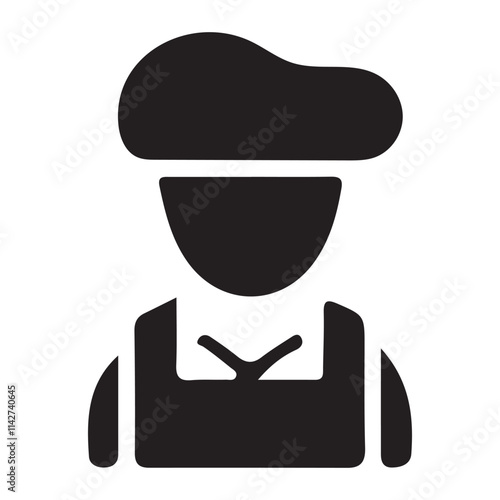 Police Icon vector. Policeman Officer avatar illustration. Element of war and piece. Signs and symbol for websites, web design, mobile app on white background
