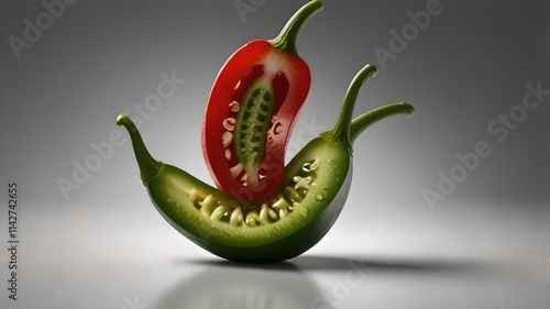 Transparent PNG availableJalapeno Pepper generative ai 