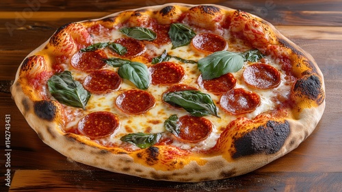 romantic valentine's day pizza with crispy crust and vibrant colors