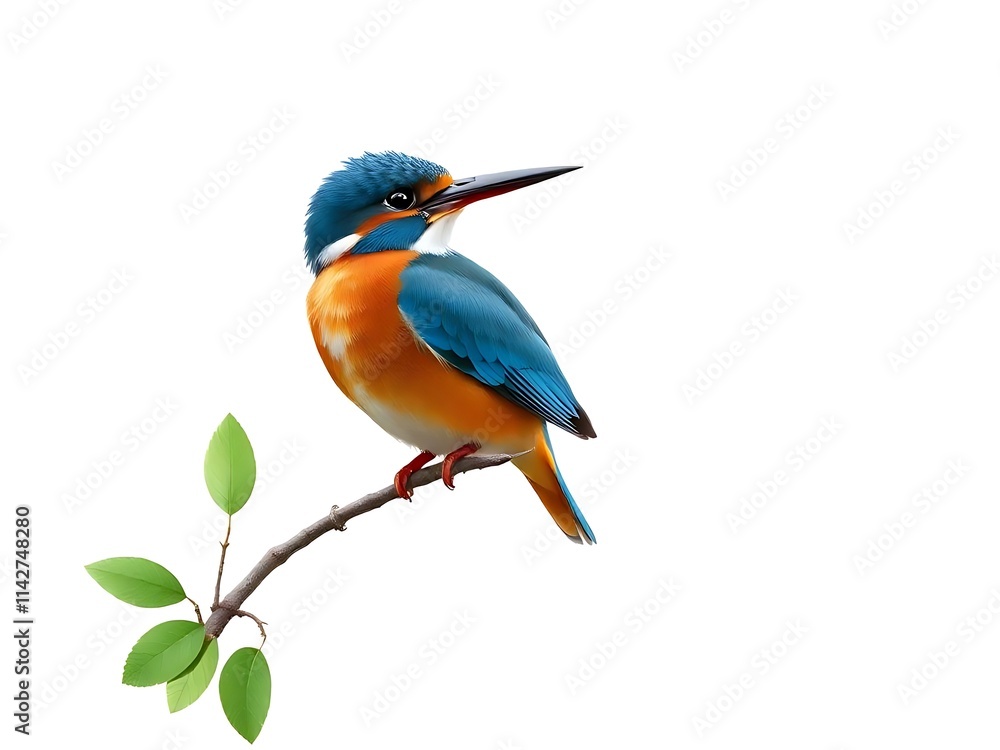 Fototapeta premium lilac roller isolated on white