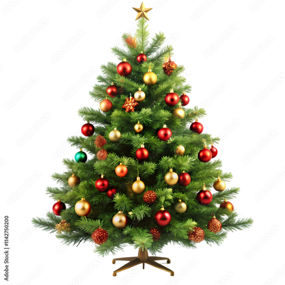 Festive Christmas Decor with Presents and Trees Festive Christmas Decor with Presents and Trees
