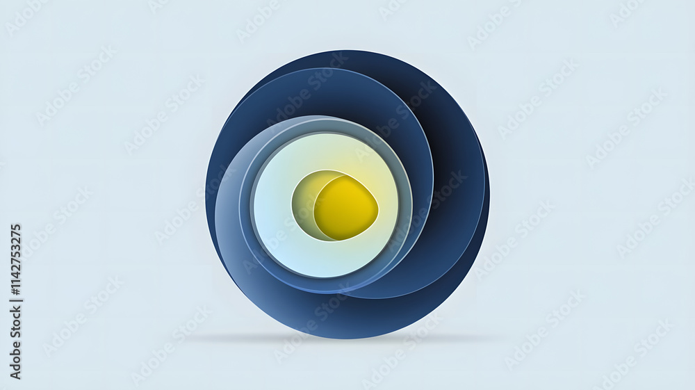 An illustration of an abstract design of a swirl with multiple layers. An illustration of an abstract design of a swirl with multiple layers.