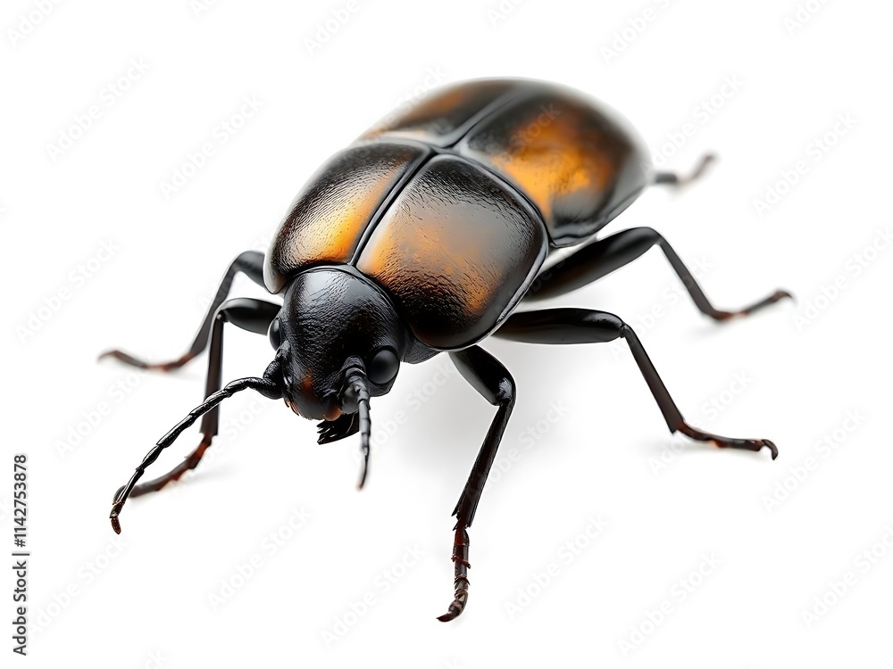 Naklejka premium bug isolated on white