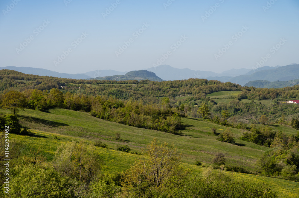 Naklejka premium Molise, Italy. Spring landscapes