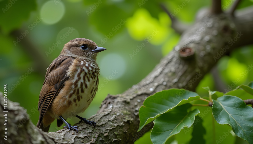 Small Bird on Tree Branch
Small Bird on Tree Branch