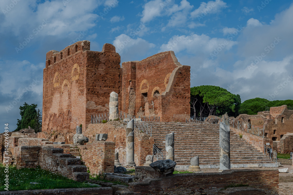 Ostia, Lazio. Archaeological Park of Ostia Antica Ostia, Lazio. Archaeological Park of Ostia Antica