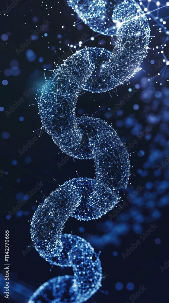 Blockchain chains wrapping around the world symbolizing global fintech connectivity. Blockchain chains wrapping around the world symbolizing global fintech connectivity.