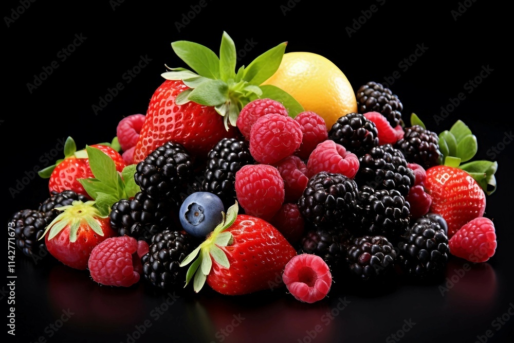 Obraz premium Fresh Fruits Selection for a Healthy Diet