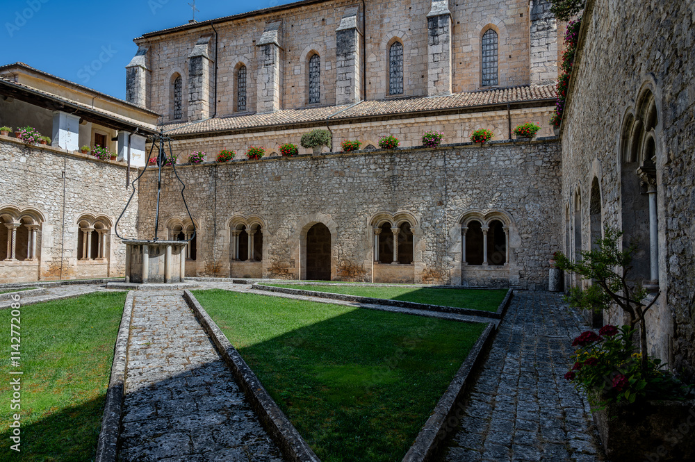 Veroli, Lazio. The Cistercian Abbey of Casamari. Veroli, Lazio. The Cistercian Abbey of Casamari.