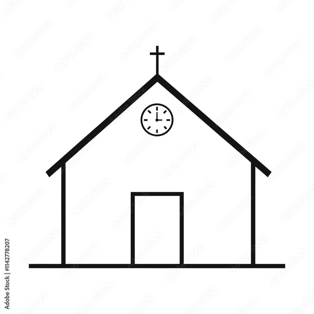 School building icon silhouette vector School building icon silhouette vector