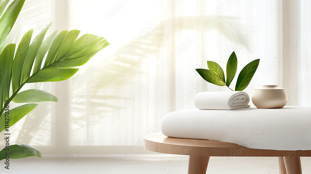 Longevity and vitality drive innovation in research therapy and wellness. Modern Wellness Spa Room with Clean Aesthetic and Nature Longevity and vitality drive innovation in research therapy and wellness. Modern Wellness Spa Room with Clean Aesthetic and Nature