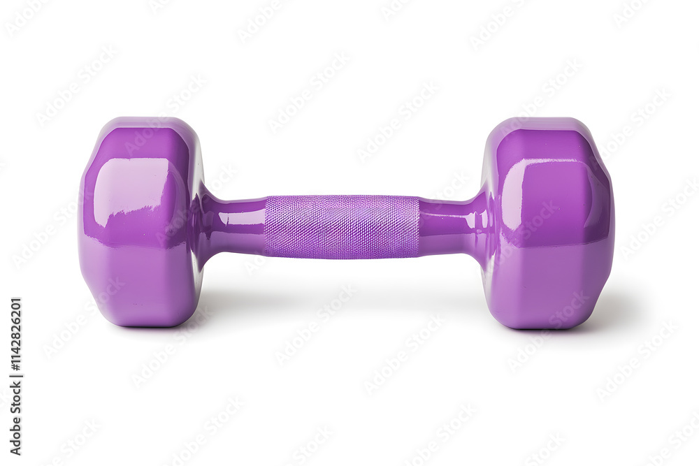 Colorful Fitness Dumbbell Weights Isolated On White Background Colorful Fitness Dumbbell Weights Isolated On White Background